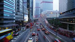 vecteezy timelapse hong kong city 3362813 [upl. by Otirecul]