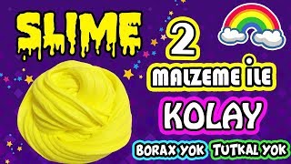 En Kolay Pofuduk Slime Yapımı  Borakssız Tutkalsız  Masrafsız Ucuz  Nasıl Yapılır  Slaym [upl. by Sidney]