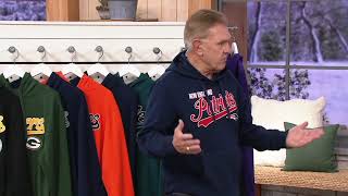 NFL Fleece Pullover Hoodie on QVC [upl. by Eidurt]