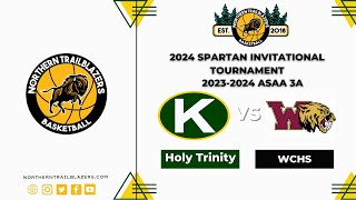 2024 Spartan Invitational Holy Trinity Knights vs WCHS Sabres [upl. by Derr880]