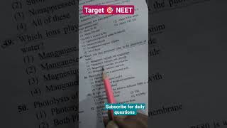 Photosynthesis in higher plants class 11Neet pyq series biology neet ncert neetpyq shorts [upl. by Asihtal]