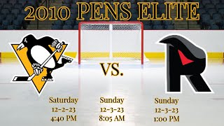 2010 Pens Elite vs New Jersey Rockets [upl. by Itsim]