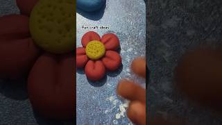 Diy clay flower pot 🌼🌸 easy craft ideas 💡 clay craft [upl. by Ahsrav163]