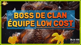 ÉQUIPE BOSS DE CLAN INTUABLE LOW COST  RAID SHADOW LEGENDS [upl. by Gaves750]