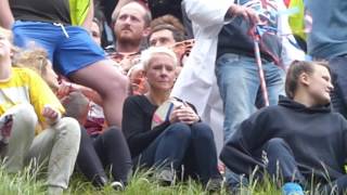 Cheese Rolling 30 May 2016 Coopers Hill Brockworth Gloucester [upl. by Dranyl]