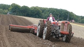 Massey Ferguson 65 Tandem Tractor  American Ferguson Days  Tjele Gods [upl. by Yram]