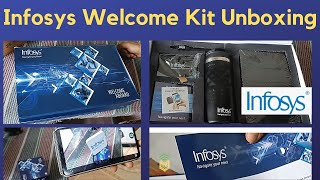 Infosys Welcome Kit 2022 Unboxing  Infosys Freshers Welcome Kit  Freshers kit [upl. by Rajewski]