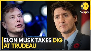 Elon Musk Predicts Canadian PM Justin Trudeaus Downfall  WION News [upl. by Jea]