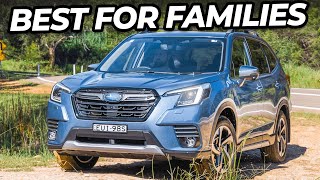 This SUV Isn’t Sporty But Families Will Love It Subaru Forester 2023 Review [upl. by Naoh452]