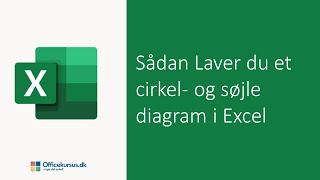 Excel diagram Sådan laver du et cirkel og søjlediagram [upl. by Nur510]