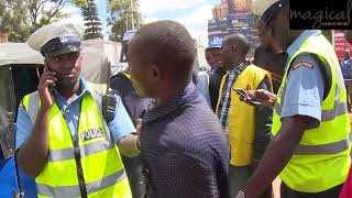 DRAMA IN THIKA AS TRAFFIC POLICE ARREST A DRUNK TUKTUK DRIVER [upl. by Euqina787]