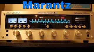 Vintage Stereo Receiver Marantz 2250B Review  One Of My Best Scores [upl. by Dom889]