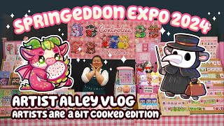 ARTIST ALLEY VLOG 3 🌺Spring Armageddon Expo 🍚 2024 [upl. by Aihseyt974]