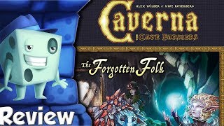 Caverna The Forgotten Folk Review  with Tom Vasel [upl. by Nanis]