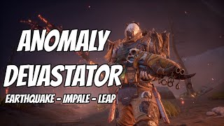 Outriders Worldslayer  Devastator Earthquake  Impale  Leap Build Preview [upl. by Adnanref]