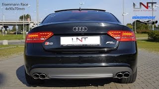 Audi A5 32 FSI  Wydech Eisenmann Race Exhaust  Wydechowepl [upl. by Herby]