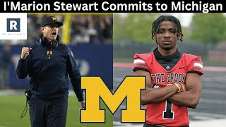 IMarion Stewart Commits to Michigan  Big Time Playmaker  Michigan Football Recruiting Updates [upl. by Mayes]