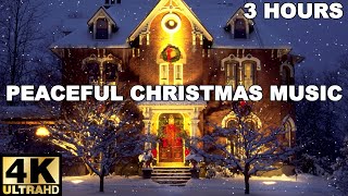 🎅🏻CHRISTMAS MUSIC🎄RELAXING AND PEACEFUL  3 HOURS  4K UHD amp HD AUDIO [upl. by Cirnek]