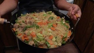 Filipino Pancit BihonCanton Recipe [upl. by Morentz493]