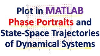 Plot in MATLAB Phase Portraits and StateSpace Trajectories of Dynamical Systems [upl. by Dranreb]