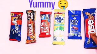 Fuse vs Dairy milk vs milky bar vs KitKat vs 5star Cirspello [upl. by Jamima467]