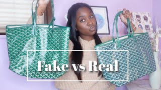 Goyard fake vs real tote [upl. by Ailalue]