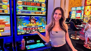 Hitting Bonuses On THIS FAMOUS LAS VEGAS SLOT🤩💥 [upl. by Adnylam]