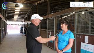 CC with Sara Famularo at the NZB Standardbred Yearling Sale at Christchurch [upl. by Aihsekan]