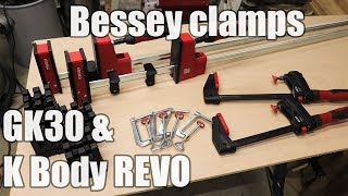 Bessey clamps GK30 and K Body REVO  all the main features [upl. by Etnahsal]