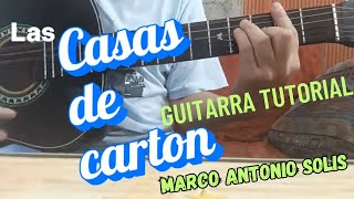 Casas de carton  Ali primera Marcó António Solís Música con Adán guitarra tutorial [upl. by Layod]