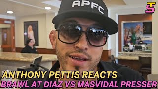 Anthony Pettis on CHAOS after Nate Diaz vs Jorge Masvidal press conference amp McGregor vs Chandler [upl. by Rep907]