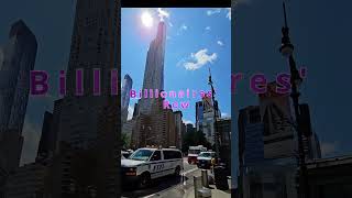 Billionaires Row Manhattan New York City New York [upl. by Augy]