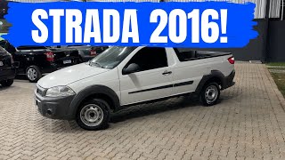 AVALIAÇÃO FIAT STRADA CABINE SIMPLES WORKING 14 FLEX 2016 [upl. by Enyahc]