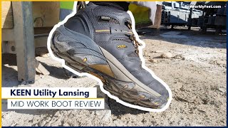 KEEN Lansing Review Owners feedback on these mid steel toe work boots [upl. by Ayikur484]