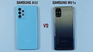 Samsung A52 vs Samsung M31s  SPEED TEST [upl. by Circosta]