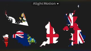 UK Territories Size Comparison No Music [upl. by Nagoh597]