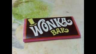 Willy Wonka Chocolate Golden Ticket from Willy Wonka and the chocolate factory [upl. by Nalor74]