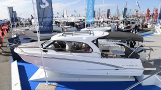 Bénéteau Antares 8 en première mondiale au Grand Pavois 2021 Interview Moteur Boats [upl. by Aubreir919]