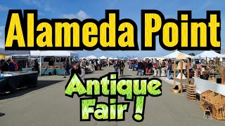 SHOPPING AT THE ALAMEDA POINT ANTIQUE FAIR [upl. by Hayouqes]