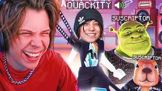 KARAOKE EN ROBLOX ft Quackity [upl. by Derej]