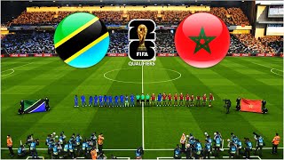 TANZANIA vs MOROCCO  FIFA WORLD CUP 2026 QUALIFIERS [upl. by Zina]