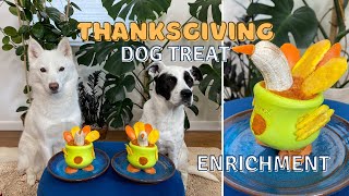 West Paw Zogoflex Toppl Thanksgiving Turkey Recipe  dog treat recipe for enrichment [upl. by Polivy]