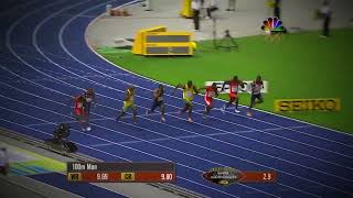 100m World Record  Usain Bolt [upl. by Alletsyrc]