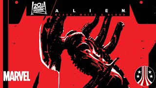 ALIEN BLACK WHITE amp BLOOD 2024  3 Historias de horror  Comic NarradoPrimera Parte marvel [upl. by Hurlee]