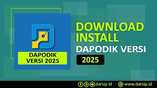 CARA INSTAL DAPODIK 2025  ONLINEOFLINE [upl. by Zertnom]