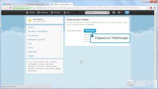 Comment télécharger son archive de Tweets avec Twitter [upl. by Solim110]