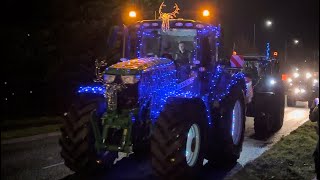 2023 Warwickshire Young Farmers Christmas Tractor Run [upl. by Isus]