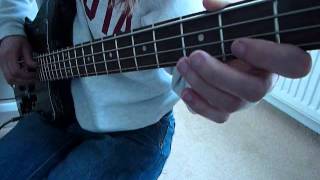 The Teardrop Explodes  Reward  bass cover [upl. by Rosena434]