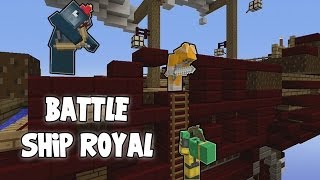 Minecraft Xbox  Battle Ship Royal Vs Choo ChooSuperchache [upl. by Ynor]