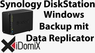 Synology DiskStation Windows Backup mit Data Replicator 3 [upl. by Nahseez]